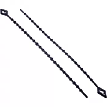 Kaablisidemed InLine 150 mm must, pakis 100 tk – kinnitusrihmad kaablitele