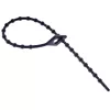 Kaablisidemed InLine 150 mm must, pakis 100 tk – kinnitusrihmad kaablitele