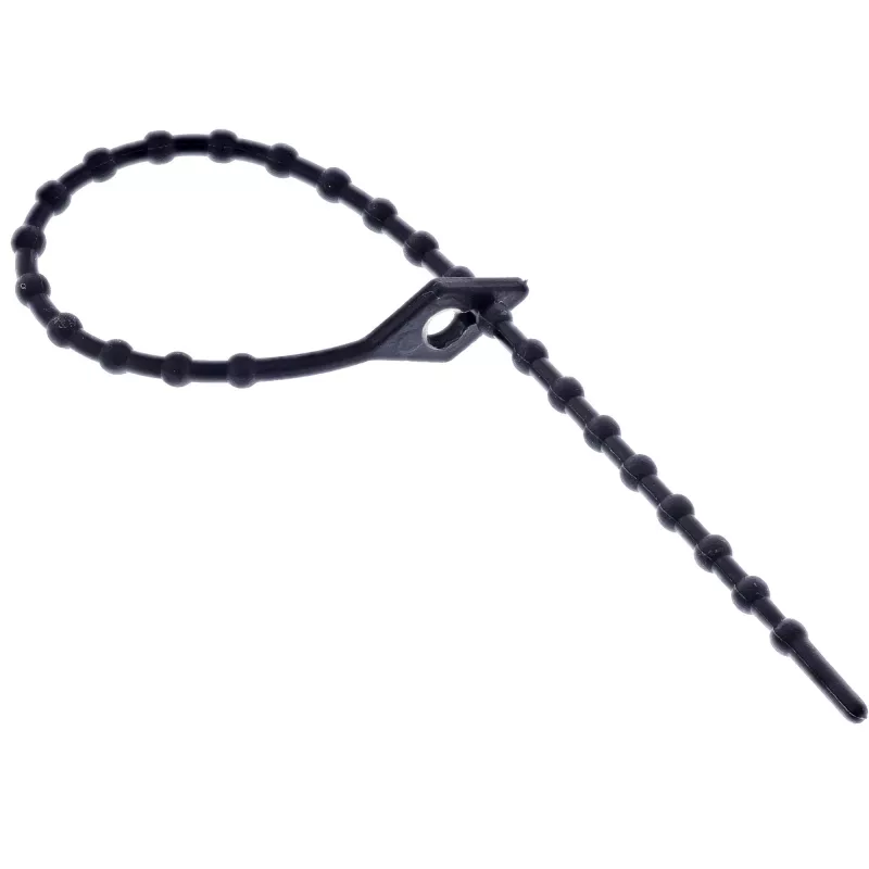 Kaablisidemed InLine 150 mm must, pakis 100 tk – kinnitusrihmad kaablitele