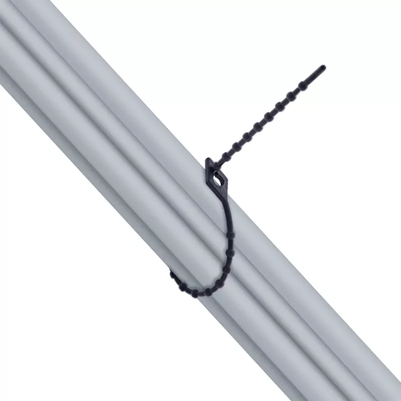 Kaablisidemed InLine 150 mm must, pakis 100 tk – kinnitusrihmad kaablitele