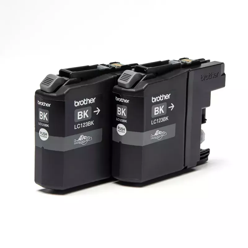 Brother LC123BKBP2 tindikassett 2 tk Originaal Must