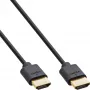 InLine Slim Ultra High Speed HDMI-kaabel M/M 8K4K kullatud must 1 m
