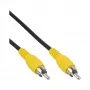 InLine videokaabel, 1x RCA M/M, kollased pistikud, 0,5 m, RCA, RCA, 0,5 m, must