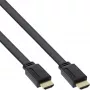 InLine HDMI lame kaabel kiire kaabel Ethernetiga kullatud must 1,5m