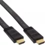 InLine HDMI lame kaabel, High Speed, Ethernetiga, kullatud kontaktidega, must, 2m