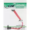 InLine SATA kaabel 150 / 300 / 600 S-ATA ühenduste jaoks, nurgaga, riividega 90°, 0,15 m