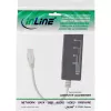 InLine 4-suunaline telefonipordi jaotur, RJ45-pistik neljale RJ45-pesale, 0,15 m