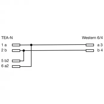 InLine TAE-N-kaabel TAE-N / RJ11 adapter 6P2C sillatud 3m