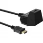 InLine HDMI Station, HS HDMI kaabel Ethernetiga, isane/emane, must, kullatud kontaktid, 1 m