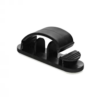 Kaablihaldurikott kleeplindiga, InLine 5,4 cm laius, 10 tk, must