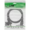 InLine toitekaabel, Austraalia 3-kontaktilisele IEC C13 isasele, 0,5 m