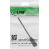InLine RJ45 liidesekaitse Cat.6A S/FTP, RJ45 M/F, must, 0,2 m