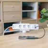 Pikendusjuhtme hoidik InLine 23193W pööratav kruviklamber valge