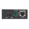 Intellinet Gigabit PoE+ meediakonverter, 1 × 1000Base-T RJ45 port kuni 1 × SFP port, PoE+ injektor