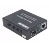 Intellinet Gigabit PoE+ meediakonverter, 1 × 1000Base-T RJ45 port kuni 1 × SFP port, PoE+ injektor