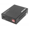 Intellinet Gigabit PoE+ meediakonverter, 1000Base-T RJ45 port 1000Base-LX (SC) ühemoodilisele, 20 km (12,4 mi), PoE+ süstija