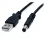 StarTech.com USB–5,5 mm toitekaabel – M-tüüpi silinder – 3 jalga