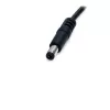 StarTech.com USB–5,5 mm toitekaabel – M-tüüpi silinder – 3 jalga