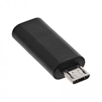 USB 2.0 adapter InLine 33302I Micro-USB isane USB-C emasele