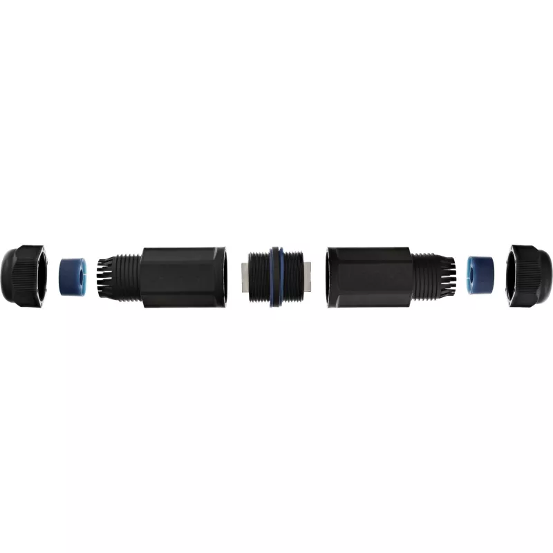 InLine Cat.6 ühendusmuhv, veekindel IP67, 2x RJ45 emane/emane, 1:1