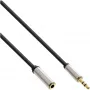InLine õhuke Audio kaabel 3,5 mm isane/emale Stereo 3 m