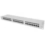 Intellinet harukarp, Cat6a, FTP, 24 pordiga, 1U, varjestatud, 90° ülalt sisenevad pressliitmikud, hall