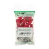 InLine Crimp Connector RJ45 8P8C varjestatud, keermestaja ja paindekaitsega, punane