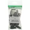 InLine Crimp Connector RJ45 8P8C varjestatud keermestaja ja paindekaitsega hall