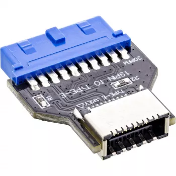 InLine USB 3.0 emaplaadi USB 3.2 Type-E Key-A sisemine adapter