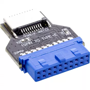 InLine USB 3.0 emaplaadi USB 3.2 Type-E Key-A sisemine adapter
