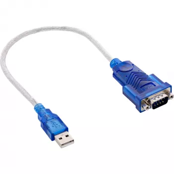 InLine USB-jadaliidese adapterkaabel, USB A-tüüpi isane / DB9 isane, u 0,2 m