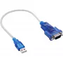 InLine USB-jadaliidese adapterkaabel, USB A-tüüpi isane / DB9 isane, u 0,2 m