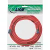 InLine patch-kaabel S/FTP PiMF Cat.6A halogeenivaba 500MHz punane 7,5m