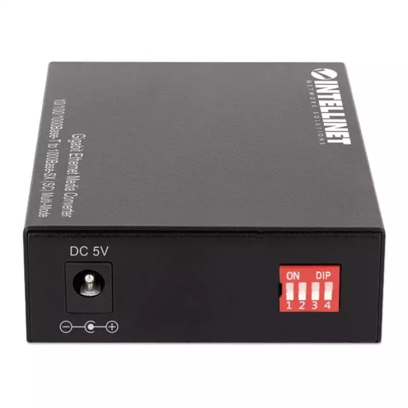 Intellinet Gigabit Ethernet meediumikonverter 10/100/1000Base-T 1000Base-SX-ile (SC) mitmerežiimiline, 550 m, automaatne läbirääkimine