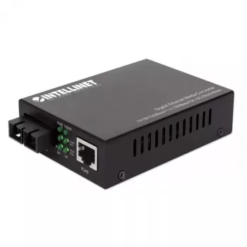 Intellinet Gigabit Ethernet meediumikonverter 10/100/1000Base-T 1000Base-SX-ile (SC) mitmerežiimiline, 550 m, automaatne läbirääkimine