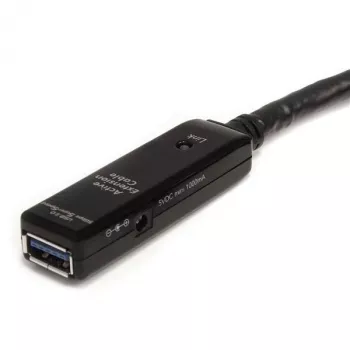 StarTech.com 3m USB 3.0 aktiivne pikenduskaabel - M/F, 3 m, USB A, USB A, USB 3.2 Gen 1 (3.1 Gen 1), must