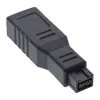 InLine FireWire 400 / 800 1394b adapter 6 kontaktiga emane / 9 kontaktiga isane pistik