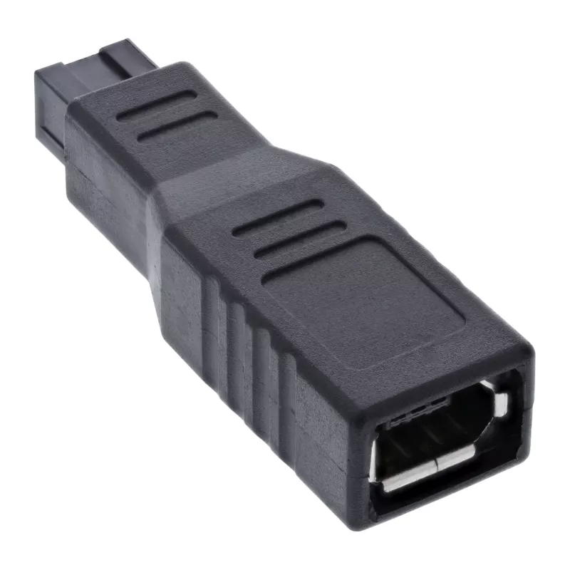 InLine FireWire 400 / 800 1394b adapter 6 kontaktiga emane / 9 kontaktiga isane pistik