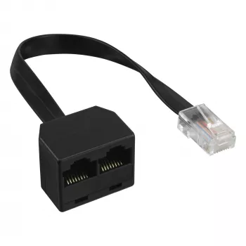 InLine ISDN jaotur 1->2, , 1x RJ45 M / 2x RJ45 F, (8P8C), ilma takistiteta