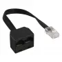 InLine ISDN jaotur 1->2, , 1x RJ45 M / 2x RJ45 F, (8P8C), ilma takistiteta