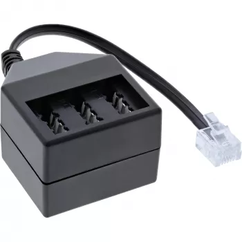 InLine TAE Saksa adapterkaabel RJ11 6P4C isane TAE NFN emasele 69942A