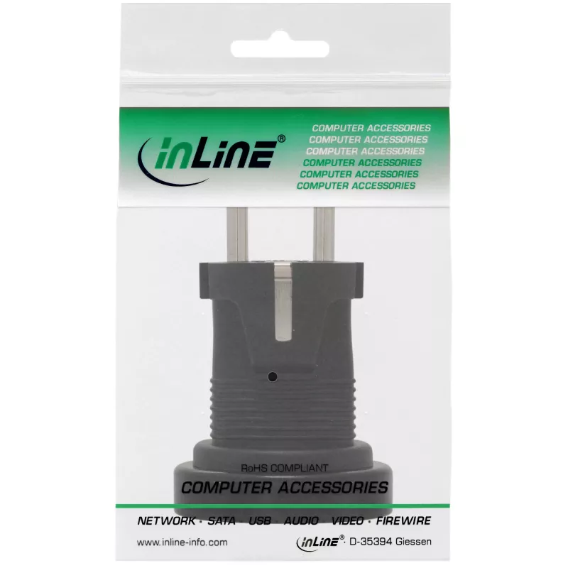InLine reisiadapter Tüüp F Tüüp I-le Saksa Austraalia+Uus-Meremaa