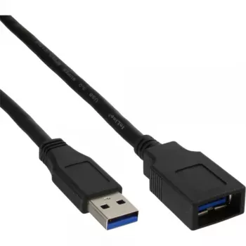 InLine USB 3.2 Gen.1 kaabel, isane tüüp A / emane tüüp B, must, 2,5 m