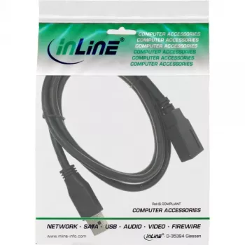 InLine USB 3.2 Gen.1 kaabel Type A-pistik / Type B-pesa, must, 1,5 m