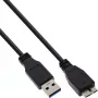 Microconnect USB3.0AB5MICRO USB-kaabel USB 3.2 Gen 1 (3.1 Gen 1) 5 m USB A Micro-USB B Must