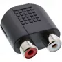 Heliadapter 3,5 mm pistikupesa emane Stereo / 2x RCA emane InLine 99346