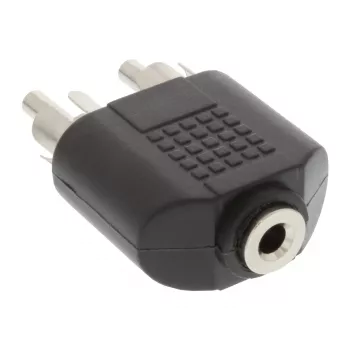 Audioadapter 3,5 mm emane stereopesa / 2x RCA isane InLine 99343