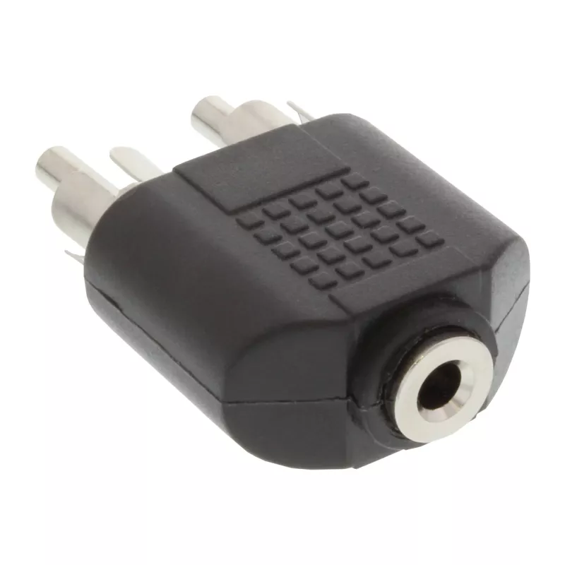 Audioadapter 3,5 mm emane stereopesa / 2x RCA isane InLine 99343