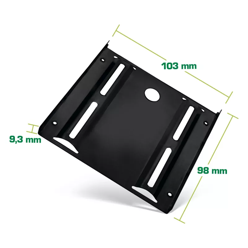 InLine HDD/SSD kinnitusraam, 2,5-tolliselt 3,5-tollisele, kruvidega, must