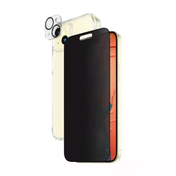 PanzerGlass Privacy 3-in-1 Pack iPhone 15 Plus karastatud klaas